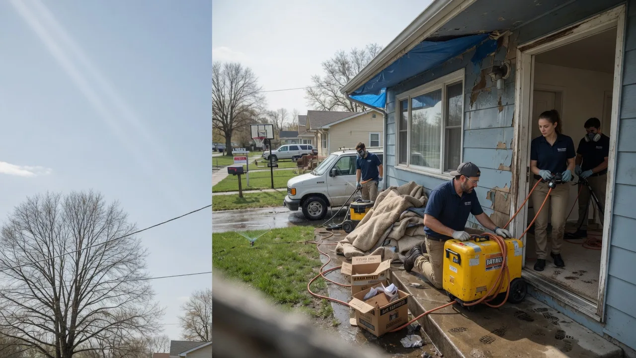 Basement Flood Cleanup in Henryville, IN near me
